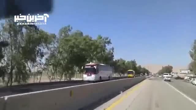 ویدیویی تازه از گسیل اتوبوس‌ ها به سمت مرز مهران