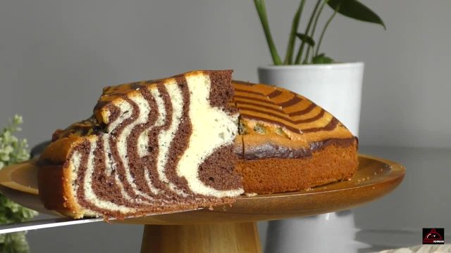 روش پخت کیک زبرا خوشمزه و مجلسی با دستور افغانستان