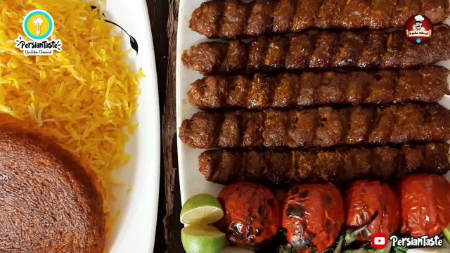 طرز تهیه کباب کوبیده زعفرانی ایرانی اصیل بسیار خوشمزه و لذیذ