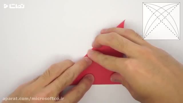 اوریگامی های جذاب سه بعدی برای کاردستی