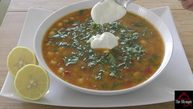 طرز پخت سوپ نخود و عدس مراکشی خوشمزه و غلیظ به سبک افغانی