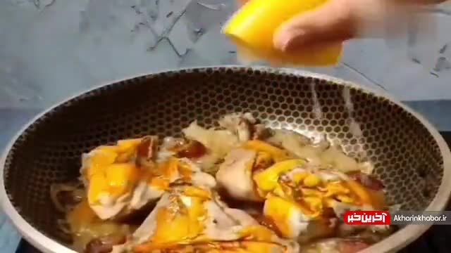 از بین بردن بوی مرغ مانده در یخچال | ویدیو