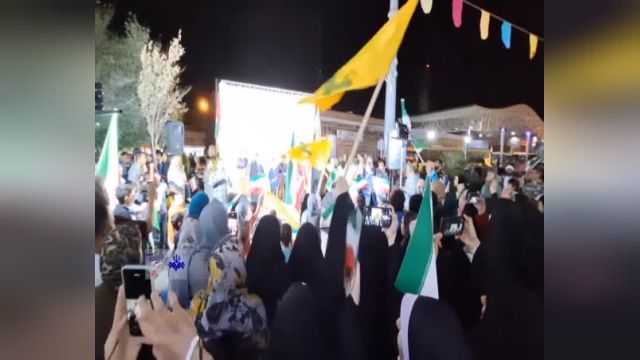 جشن مردم ساوه در پی پیروزی فلسطینیان در عملیات طوفان‌ الاقصی