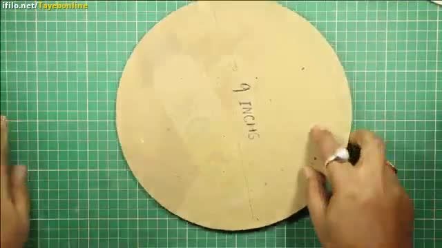 کاردستی دیوارکوب تزئینی با کنف و وسایل در دسترس