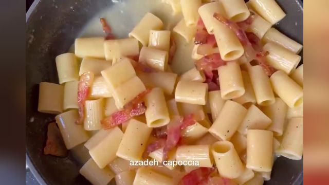 طرز تهیه پاستا کربونارا ایتالیایی با دستور پخت ساده