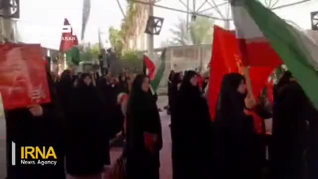 حضور مردم استان کرمانشاه در نقطه صفر مرز خسروی