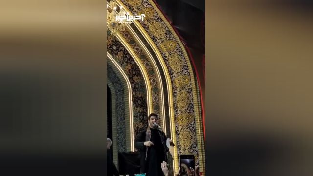 مداحی زیبای حسین محمد الجنامی در حرم مطهر رضوی