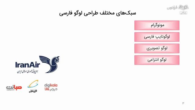 آموزش طراحی لوگو تایپ فارسی در فتوشاپ