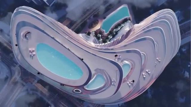 در برج بوگاتی دبی، خودروهای لوکس را تا داخل پنت هاوس می توان بالا برد | ویدیو