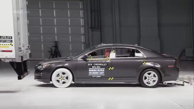 CAR vs TRUCK Crash Test – Trailer Underride Testing - ماشین و کامیون
