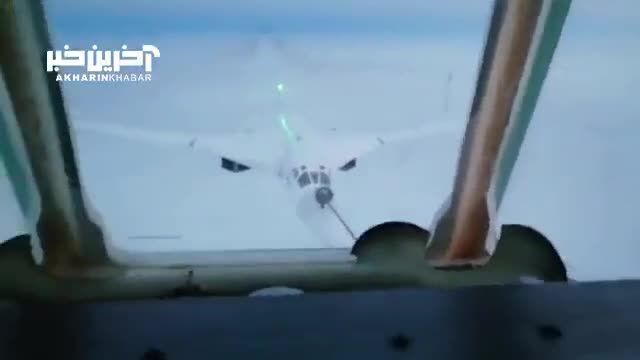 جزئیات جالب درباره لحظه سوختگیری هوایی بمب‌افکن Tu-160 M نیروی هوایی روسیه