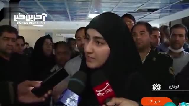 بررسی وضعیت مجروحان حادثه تروریستی کرمان توسط مخبر و دختر شهید سلیمانی