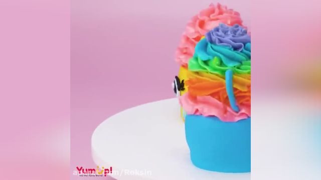 آموزش کیک آرایی / تزیین کیک به  شکل قلب بسیار زیبا و خاص