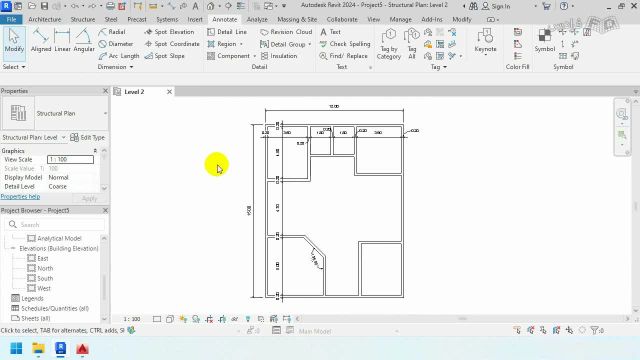 آموزش کامل نرم افزار رویت - مدل سازی ساختمان 7 طبقه بتنی با Revit