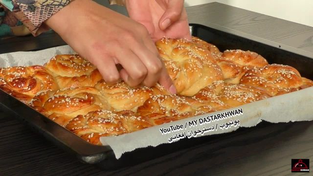روش پخت نان خوشمزه و بی نظیر افغانی به صورت مرحله به مرحله