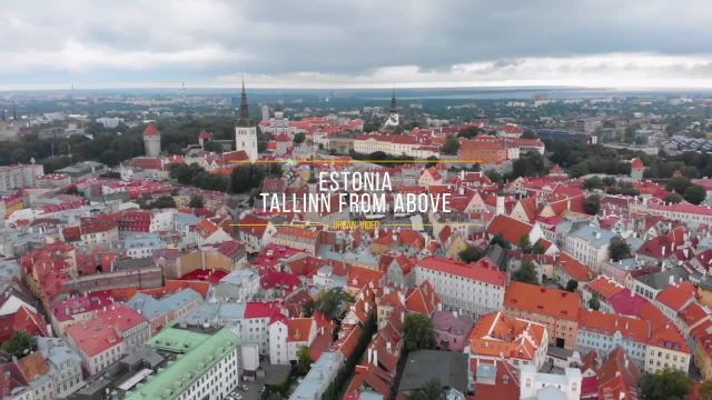 نمای هوایی و بهترین مناظر تالین از بالا | سفر به استونی
