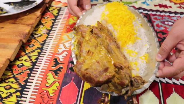 طرز تهیه چلو گردن گوسفندی خوشمزه و پرطرفدار غذای مجلسی ایرانی