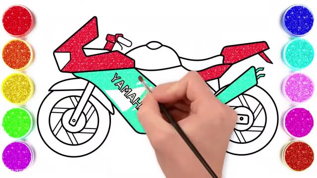 بهترین روش برای آموزش نقاشی موتورسیکلت هوندا