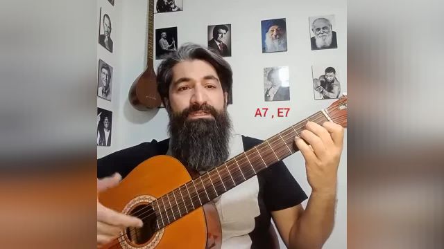 آموزش گیتار 59 | آکوردهای لا ماژور، لا هفت، می هفت