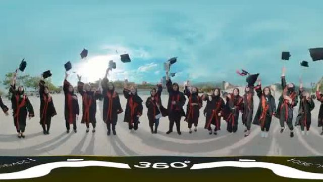 کلیپ جشن فارغ التحصیلی | ویدئوی 360 درجه
