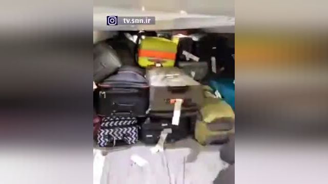 نحوه بار زدن چمدان‌ها را در هواپیما دیده اید؟! | ویدیو