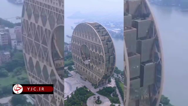 صنعت ساختمان سازی در چین با معرفی ساختمان دایره گوانجو | ببینید