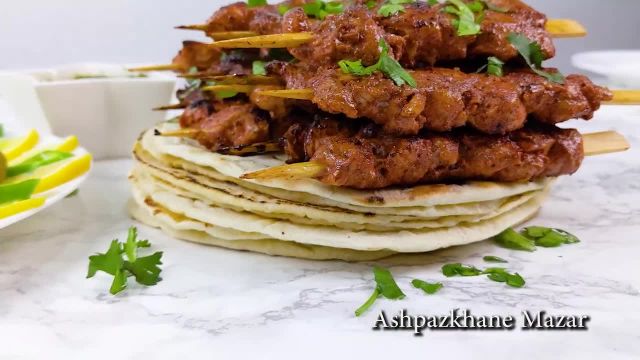 طرز تهیه کباب سینه مرغ خوشمزه و لذیذ به سبک افغانی در تابه