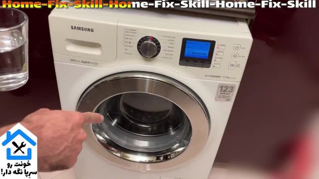 آموزش جرم گیری ماشین لباسشویی در منزل | از بین بردن بوی بد ماشین لباسشویی