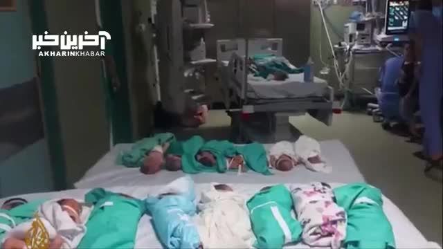 اولویت بندی مرگ در بیمارستان‌ های غزه + فیلم