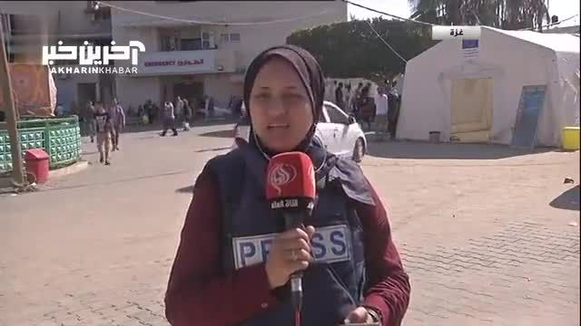 لحظه بیهوش‌ شدن خبرنگار العالم در غزه هنگام پخش زنده