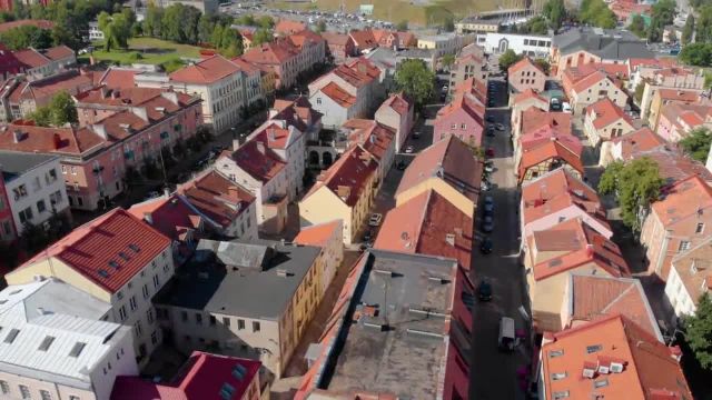 کلایپدا، لیتوانی نمایی از بالا | فیلم هوایی با موسیقی آرامش بخش