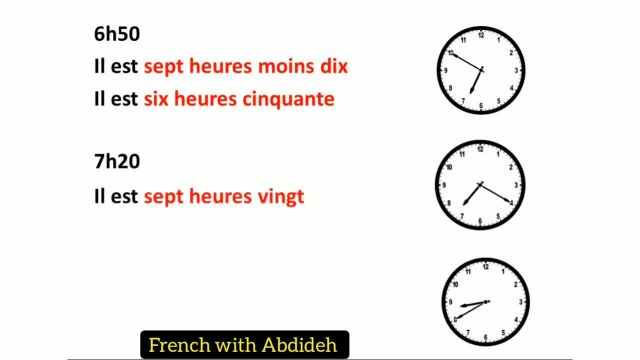 راهنمایی کامل برای بیان و تلفظ ساعت در زبان فرانسه