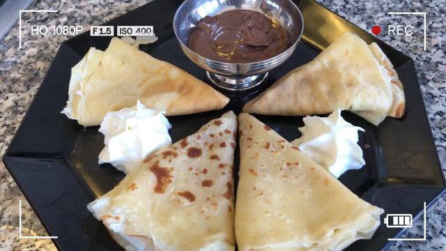 طرز تهیه کرپ فرانسوی با شکلات