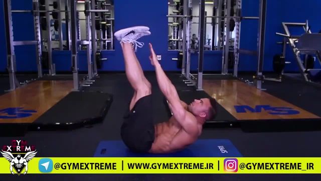 آموزش حرکت توتاچ (لمس پنجه پا) | تقویت عضلات شکم