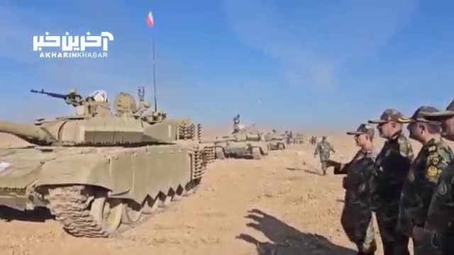 هوشمند شدن تانک‌ های T-72f ارتش ایران