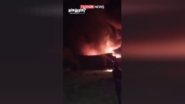 انفجار یک واحد پلیمر در قهجاورستان اصفهان