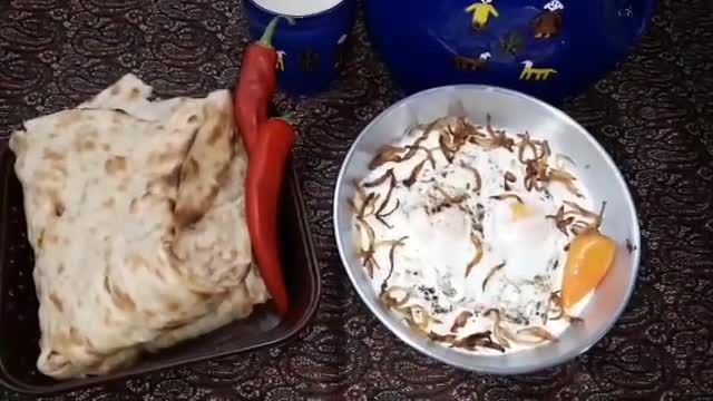 طرز تهیه نیمروی خامه کاشان خوشمزه و بی نظیر در چند دقیقه