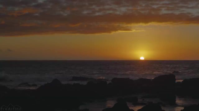 صدای آرام‌ بخش امواج اقیانوس برای خواب عمیق و آرامش | غروب اقیانوس بر فراز جزایر هاوایی