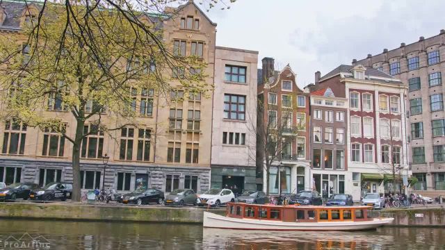گردش در آمستردام، هلند | ویدیوی آرامش شهری با صداهای شهر