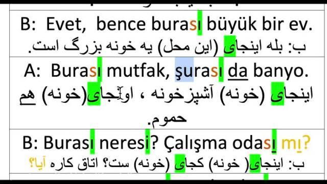 آموزش زبان ترکی استانبولی پیشرفته| جمله سازی ترتیبی