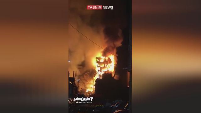 آتش سوزی در شمال فرانسه 2 ساختمان را نابود کرد