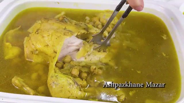 روش پخت سوپ یا یخنی مرغ خوشمزه و خاص غذای معروف افغانی
