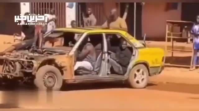 تردد مردم آفریقا با خودرو‌های اسقاطی