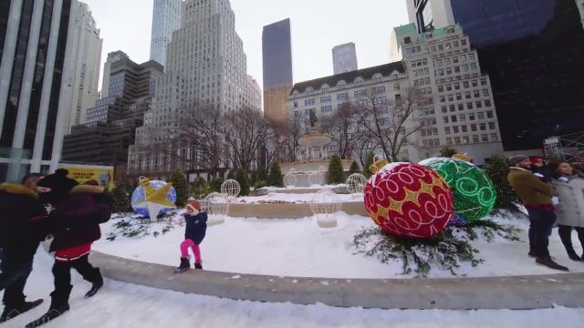 پیاده‌ روی زمستانی در پارک مرکزی منهتن، نیویورک | گشت مجازی با صدای شهر