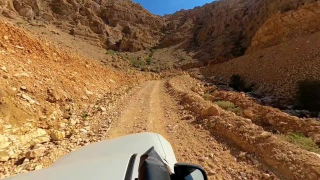 رانندگی مجازی در مسیر صحرای عمان | گردش در جاده‌ های پشتی کوه‌ های فین | قسمت 3
