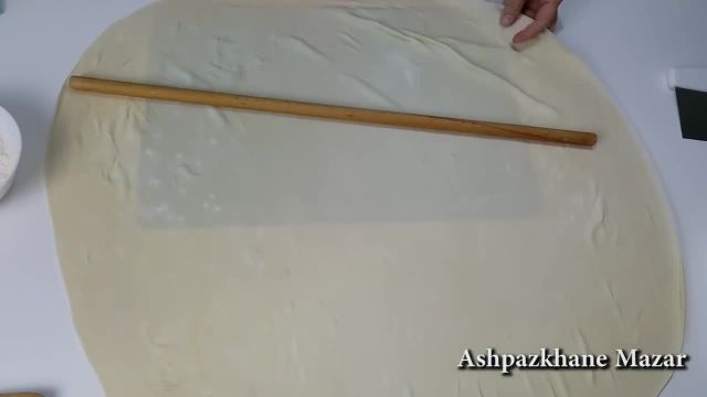 روش نازک کردن خمیر برای آشک و سمبوسه به روش افغانی