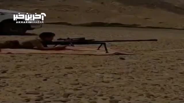 انفجار یک اسلحه ضد استحکامات دست ساز یمنی