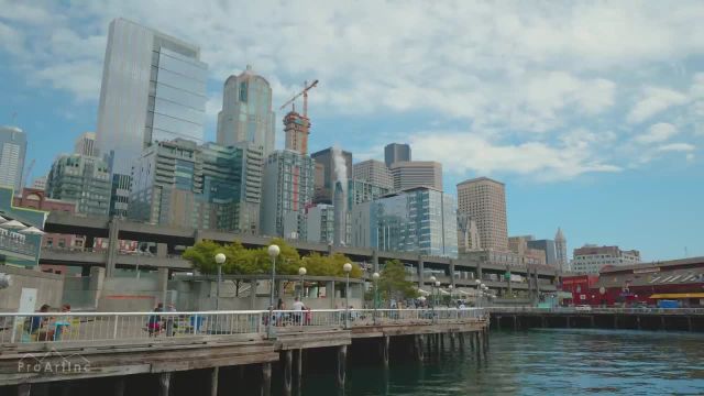 مرکز شهر سیاتل | فیلم زندگی شهری با صدای اصلی | قسمت 2