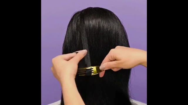 آموزش فر کردن مو در خانه با وسایل دم دستی