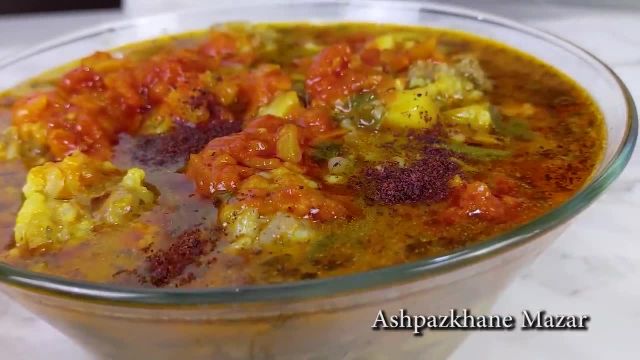 طرز تهیه سوپ کوفته برنجی افغانی خومشزه و لعابدار برای فصول سرد